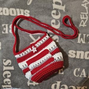 Crochet Shoulder Tote Bag